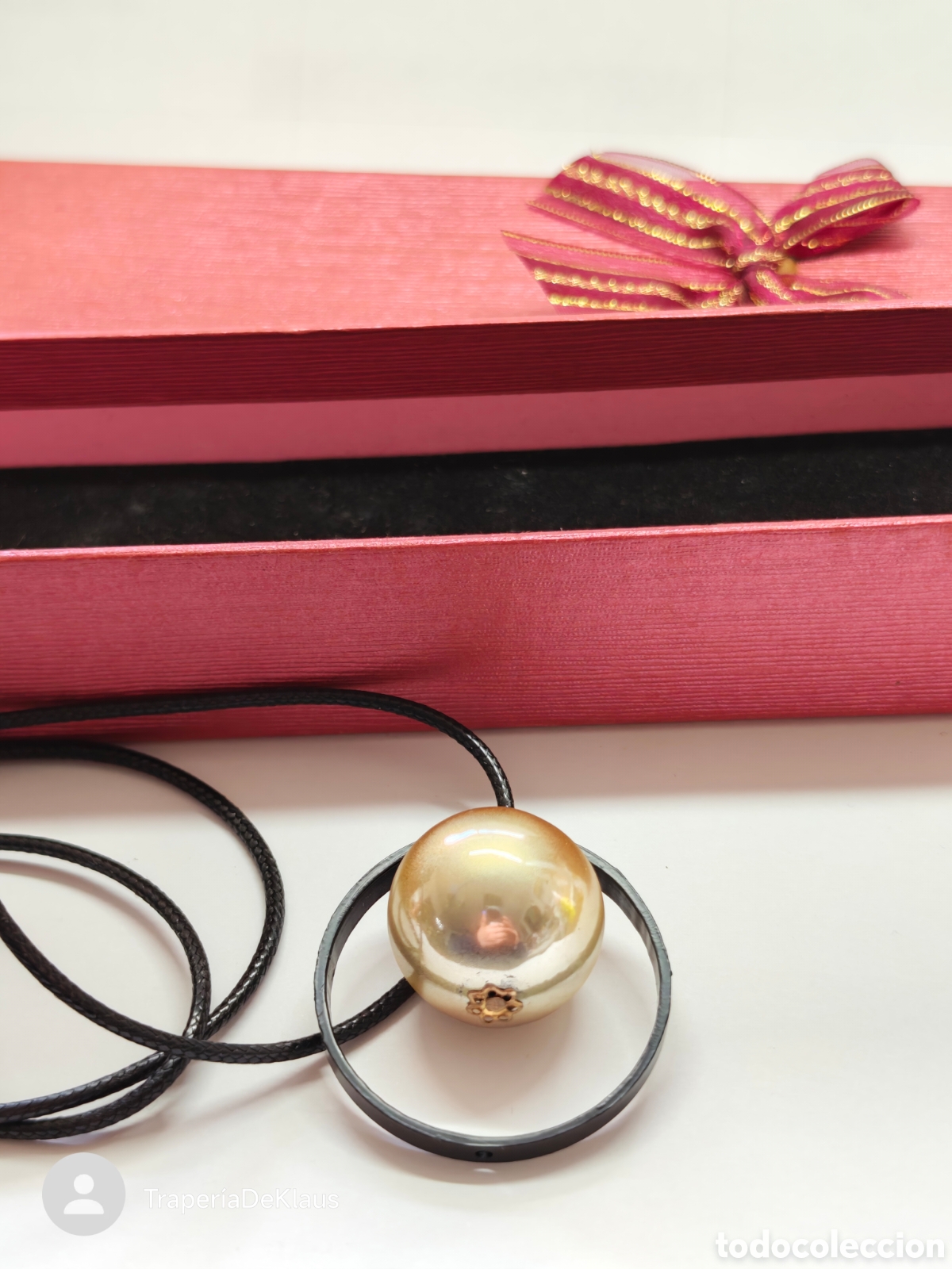 Joyeria: llamador de angeles - collar - colgante - en su caja - car240