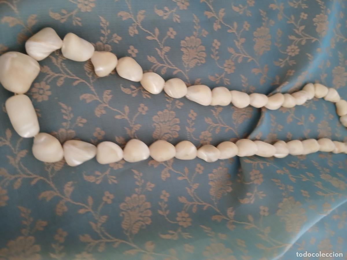 Joyeria: Collar nacar piezas irregulares