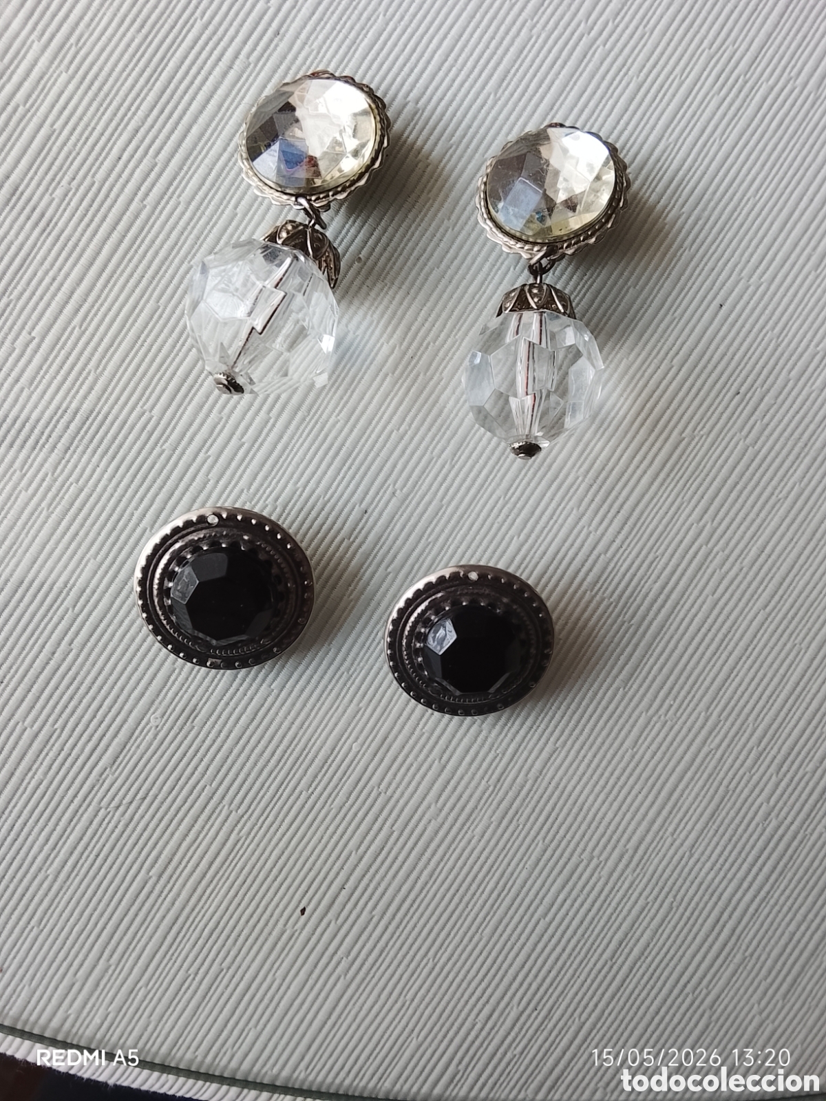 Joyeria: Pendientes de cristal.