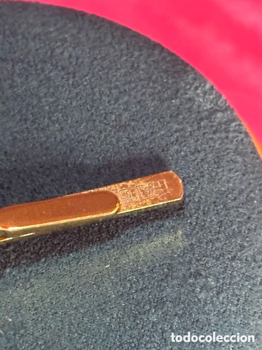 Joyeria: Pinza de corbata metal dorado - Foto 3