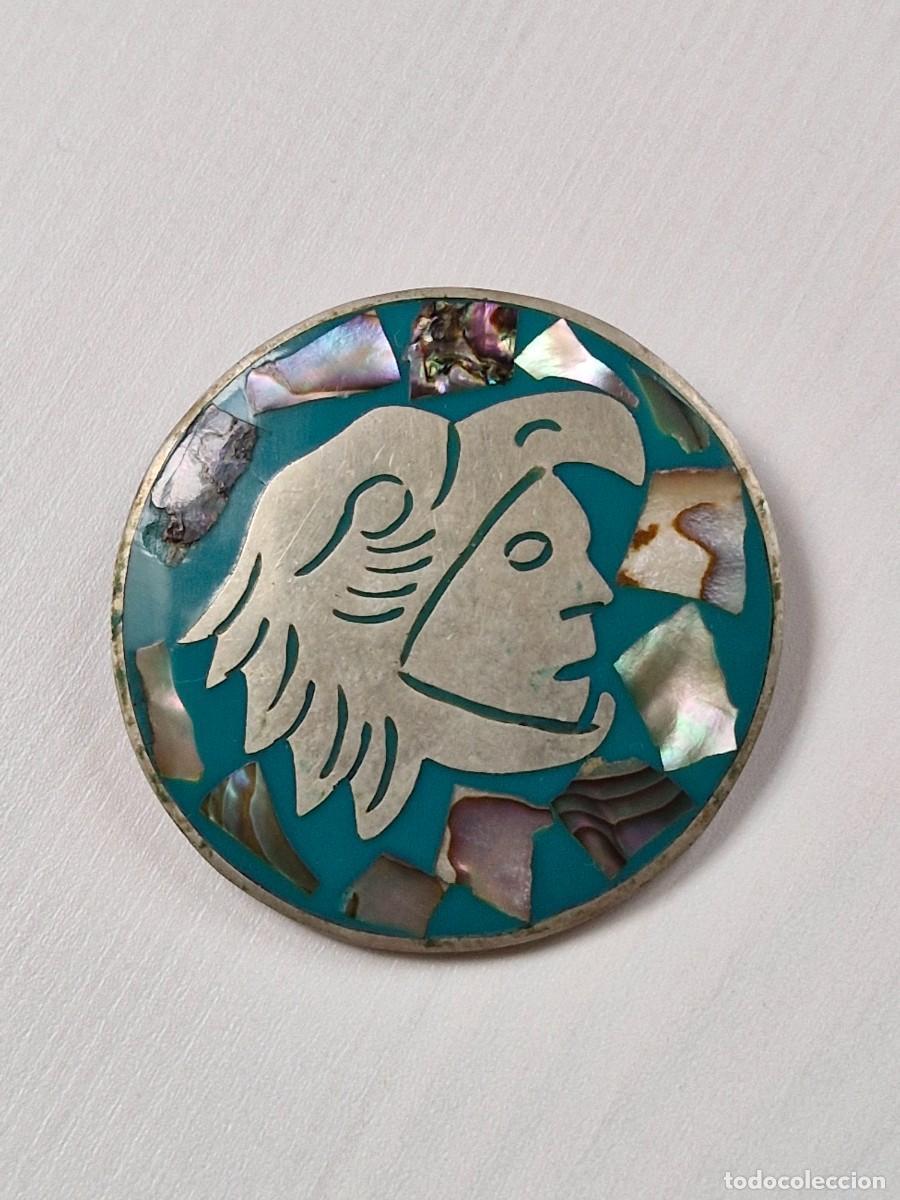 Joyeria: BROCHE/COLGANTE ALPACA MEJICANO