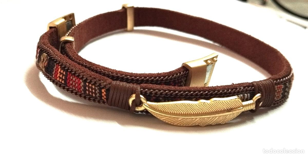 Joyeria: Pulsera bisuter&iacute;a con hoja y abalorios - Foto 4