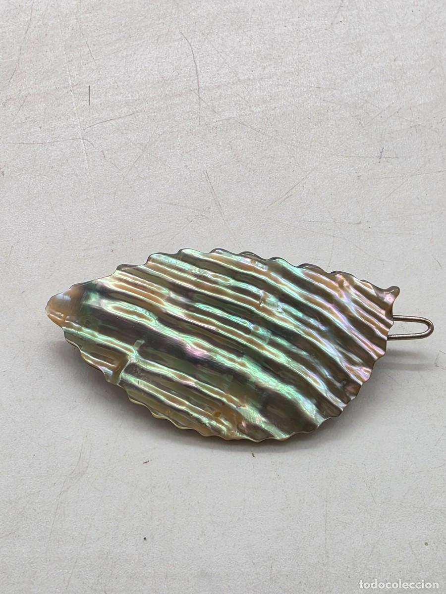 Joyeria: CLIP PARA CABELLO CONCHA DE ABULON ( VER FOTOS )