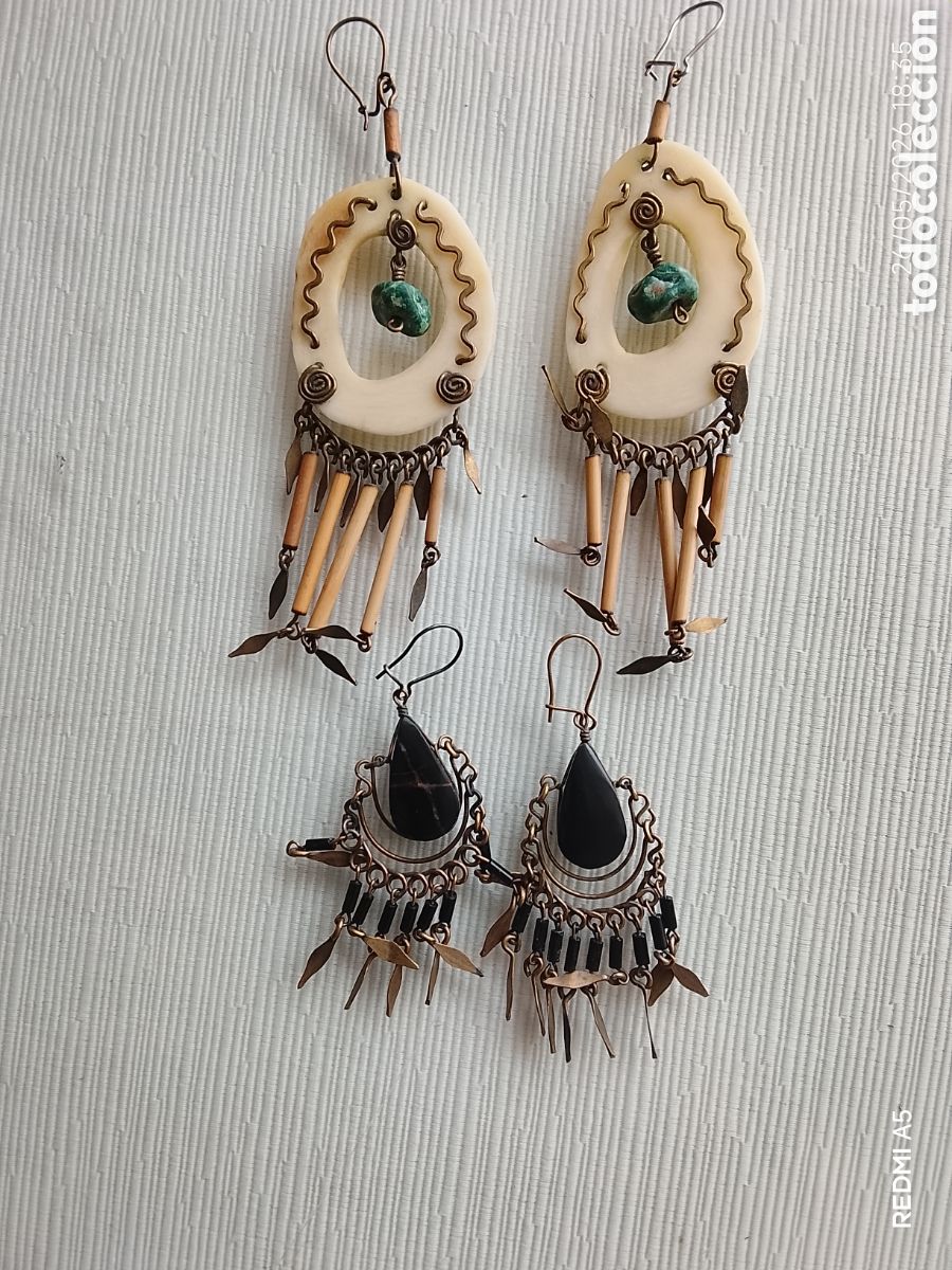 Joalharia: Pendientes artesanos peruanos.
