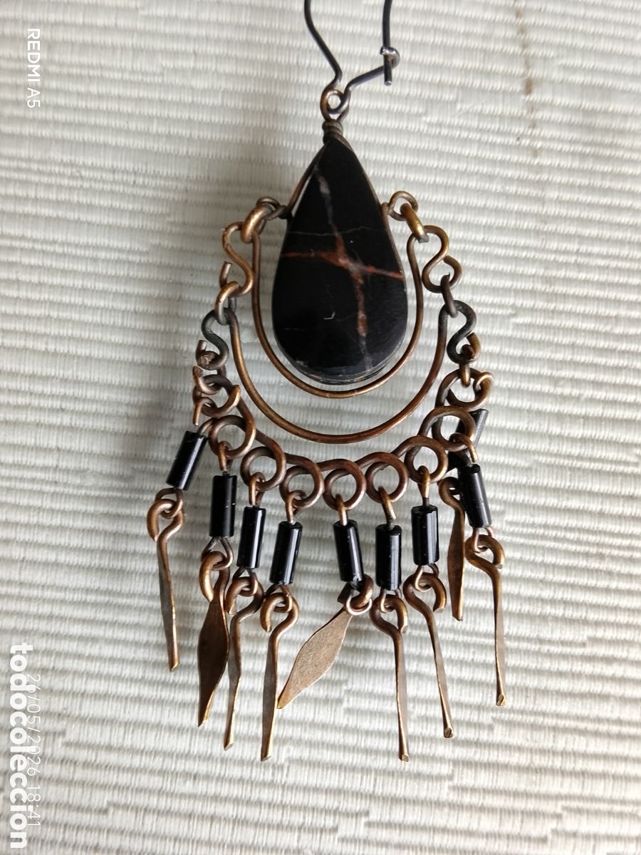 Joyeria: Pendientes artesanos peruanos. - Foto 8