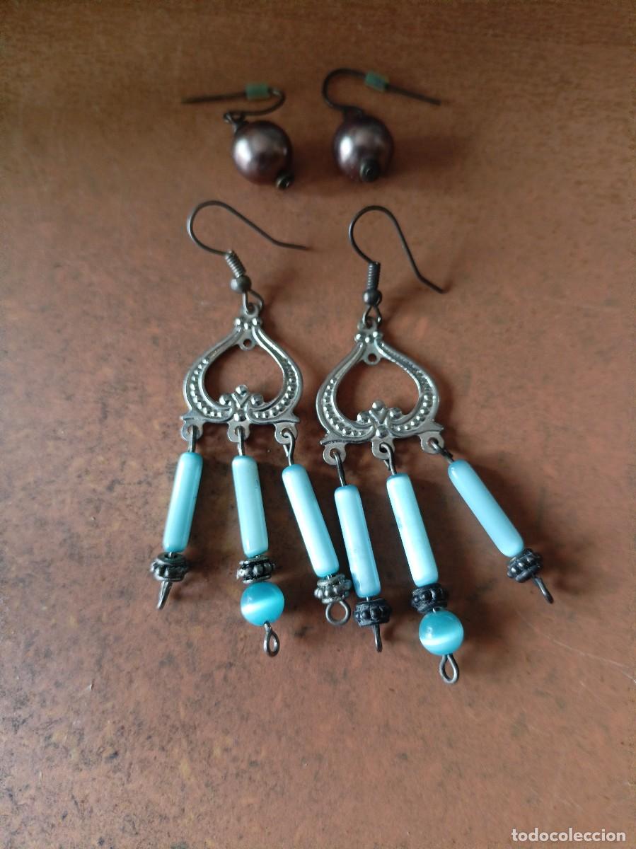Joyeria: 2 pares de pendientes bisuteria