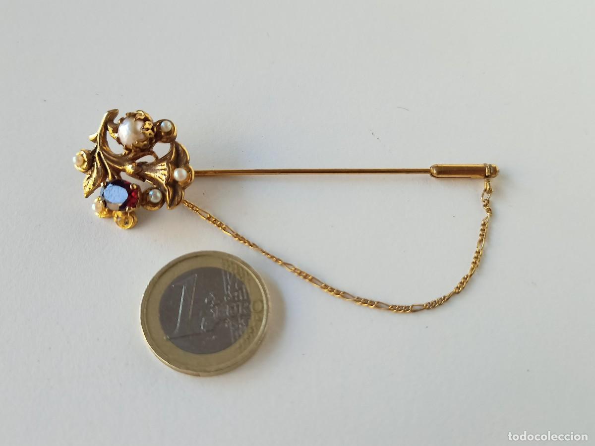 Joyeria: Antiguo alfiler de solapa
