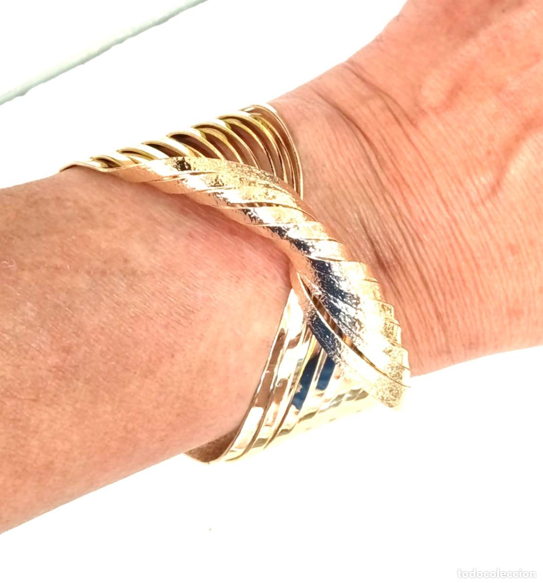Joyeria: Brazalete color oro, Nuevo