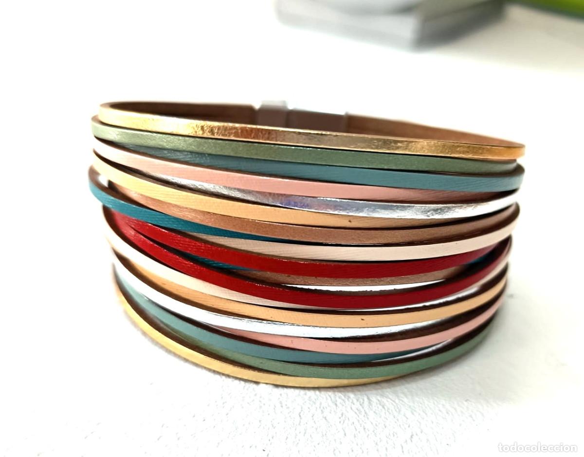Joyeria: Pulsera de l&iacute;neas multicolor, Nueva - Foto 3