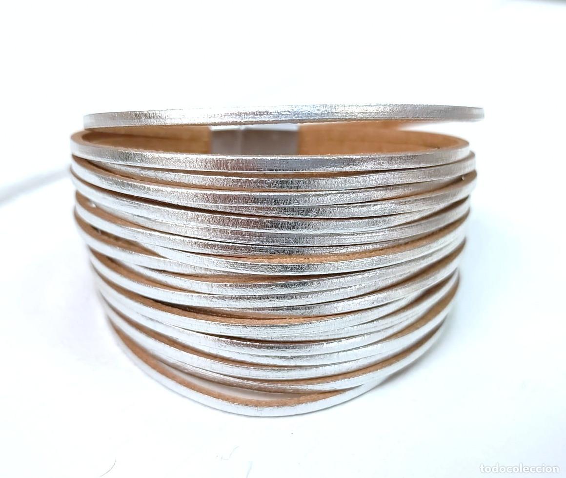 Joyeria: Pulsera de l&iacute;neas color plata, Nueva - Foto 5