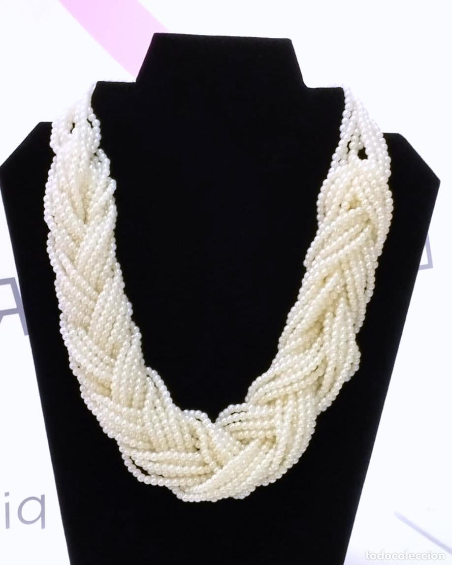 Joyeria: Collar de perlitas trensadas , Nuevo - Foto 2