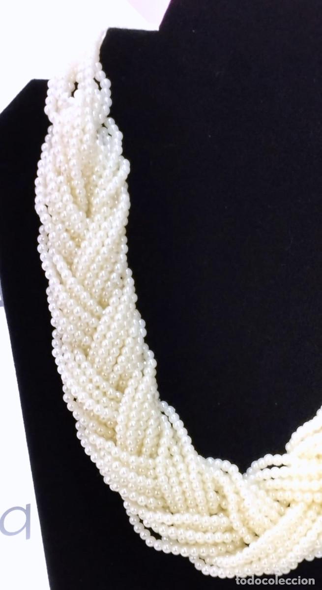 Joyeria: Collar de perlitas trensadas , Nuevo - Foto 3