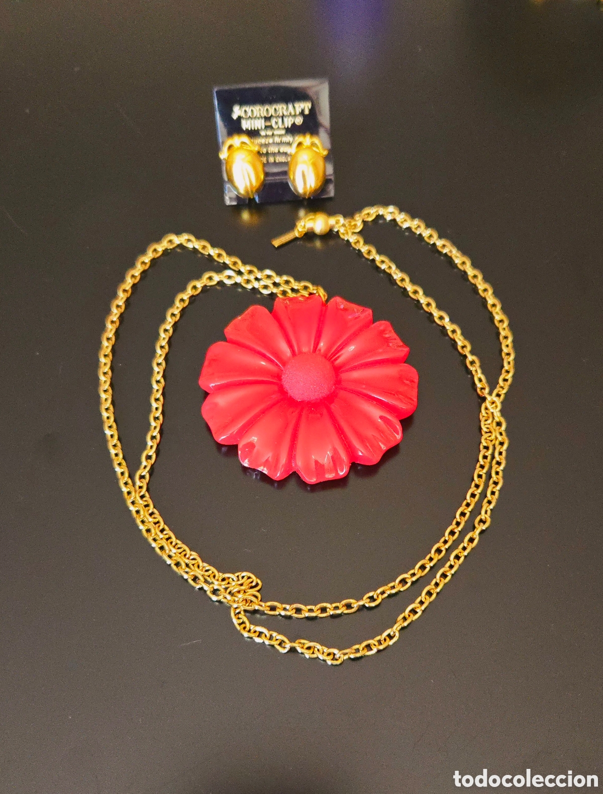 Joyeria: Vintage Corocraft necklace and earrings