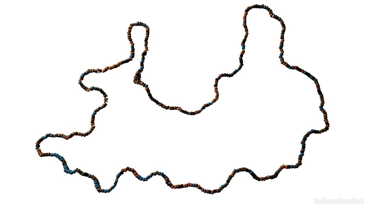 Joyeria: COLLAR LARGO SEED BEADS &middot; &Eacute;TNICO BOHEMIO &middot; A&Ntilde;OS 70/80 &middot; COLECCIONISTA