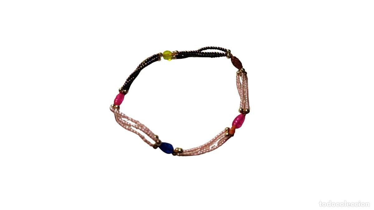Joyeria: PULSERA MULTIHILO SEED BEADS &middot; A&Ntilde;OS 90/2000 &middot; COLECCIONISTA