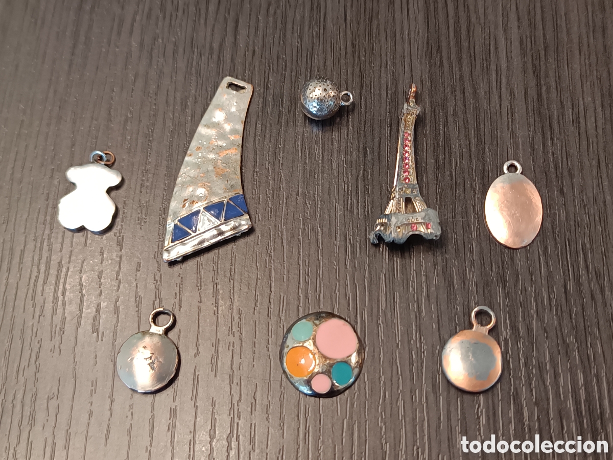 Joyeria: Lote Antiguos Colgantes Fantasia