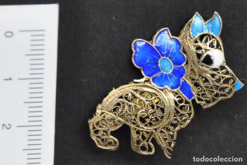 Joyeria: ANTIGUO BROCHE DE UN PERRO - Foto 1