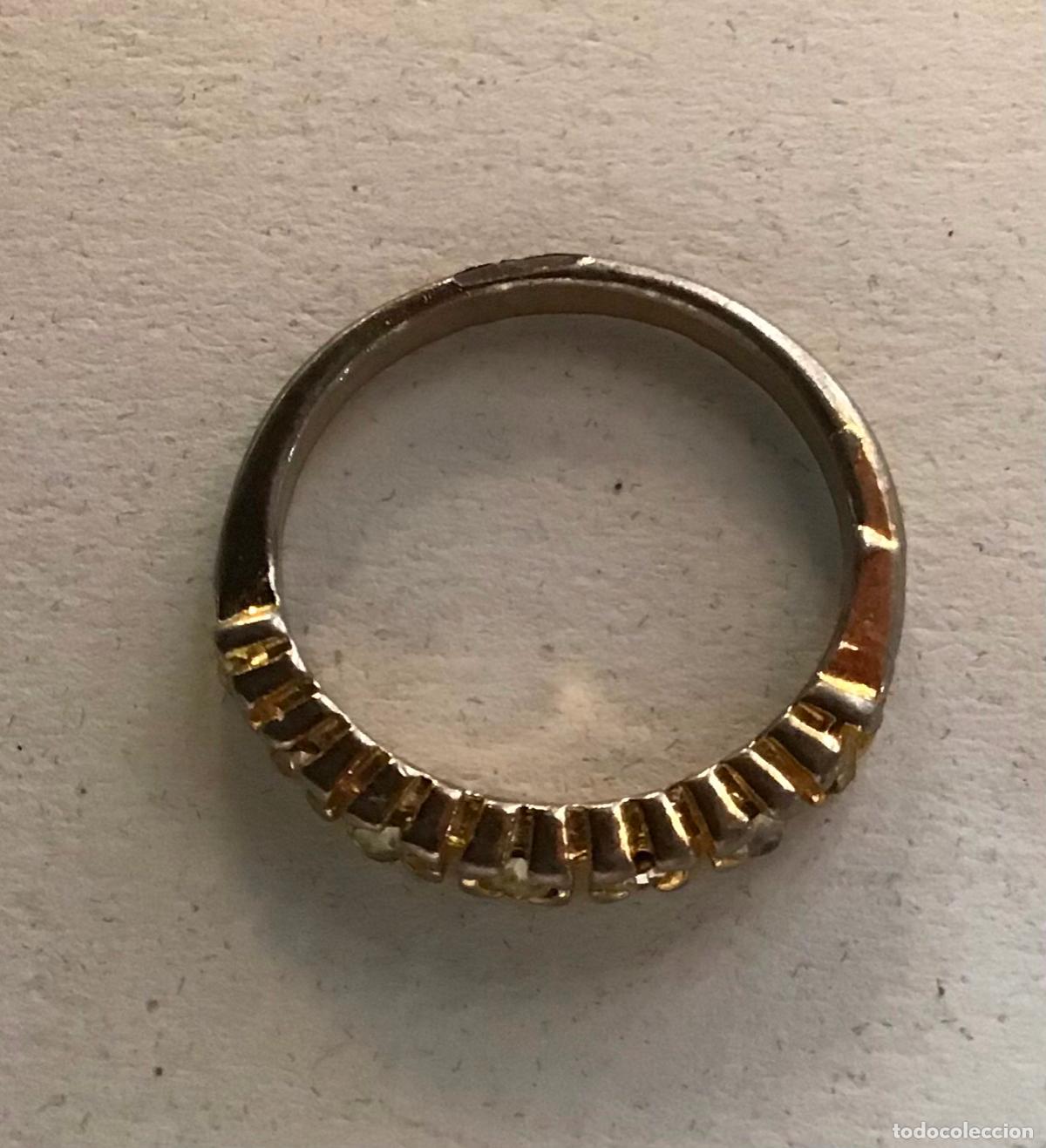 Joyeria: ANILLO DORADO Y CRISTAL - Foto 2