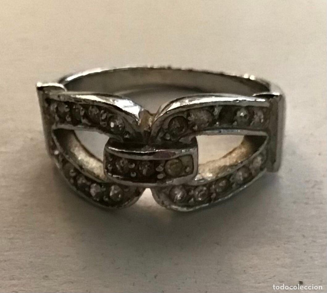 Joyeria: ANILLO PLATEADO Y CRISTAL - Foto 3