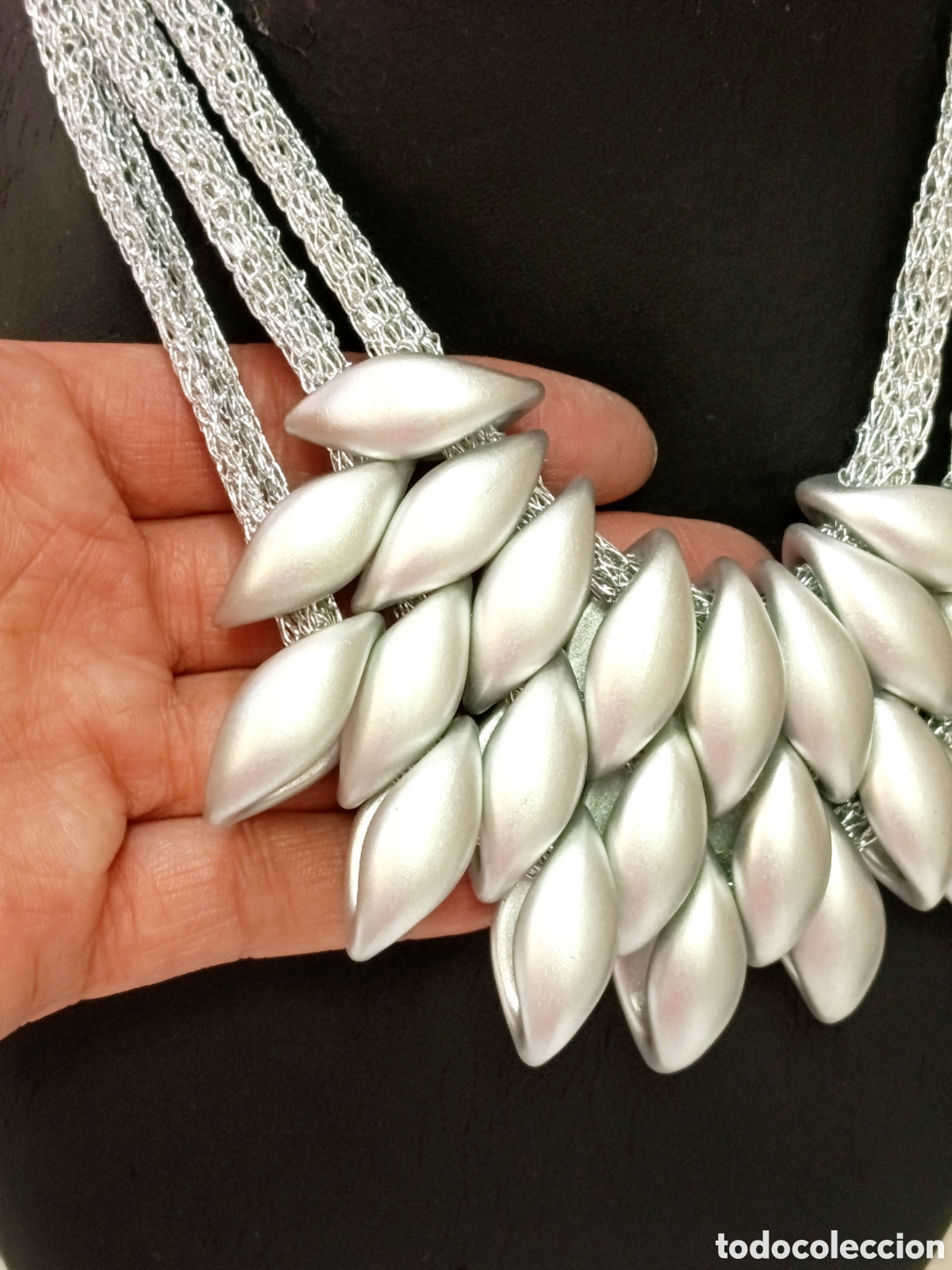 Joyeria: Collar color plata satinada, nuevo - Foto 3