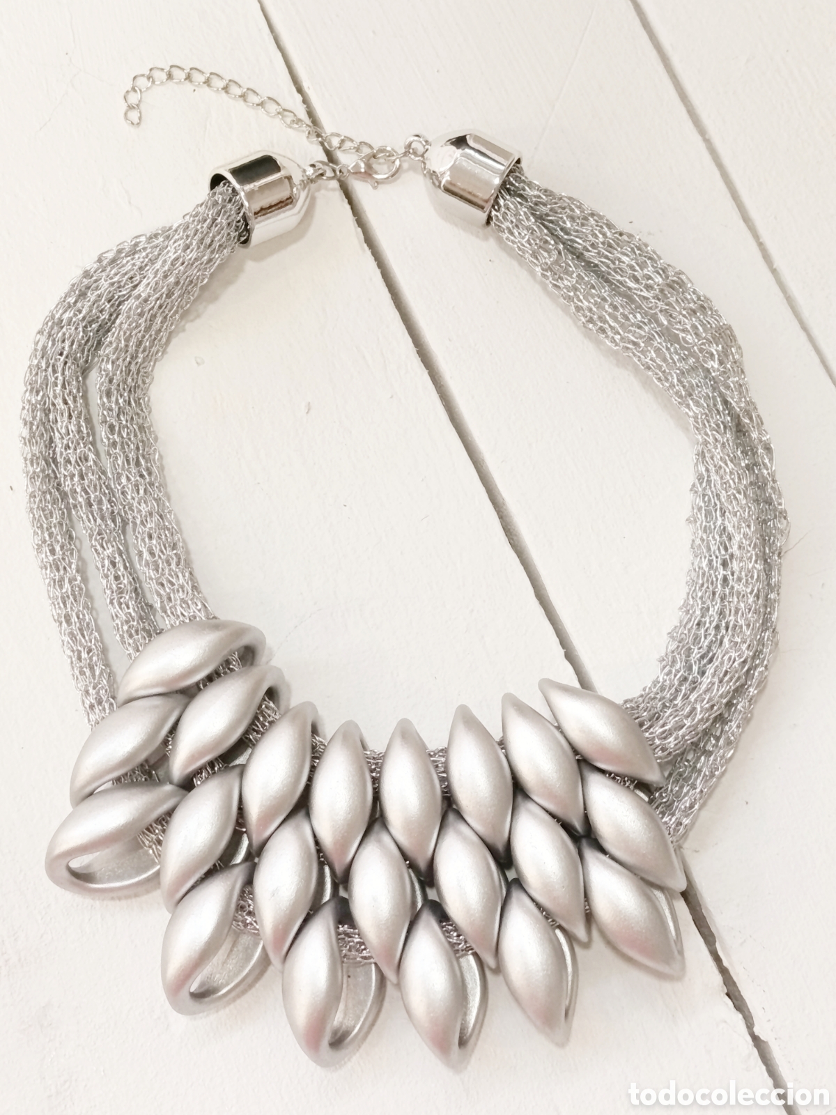 Joyeria: Collar color plata satinada, nuevo - Foto 4
