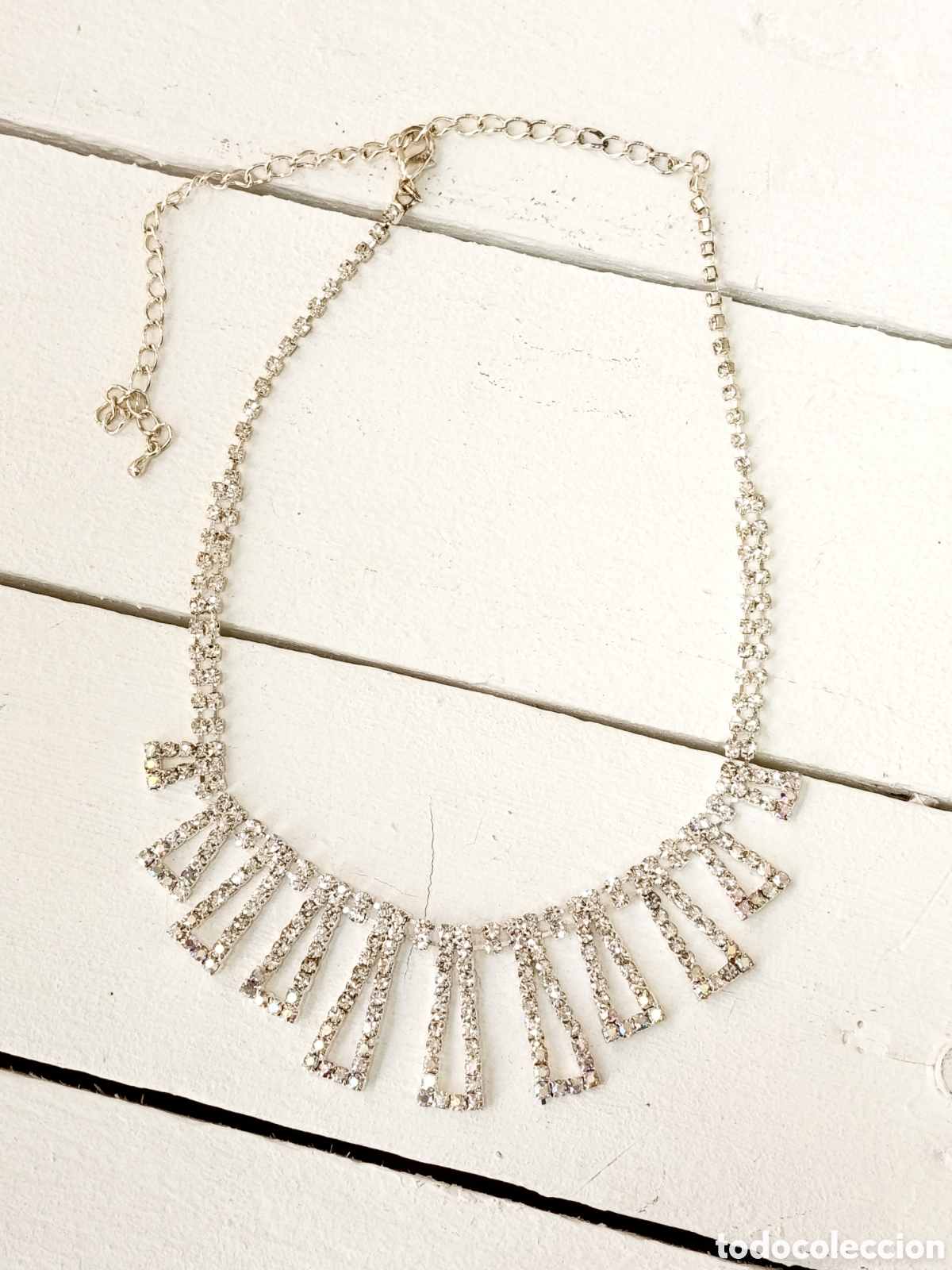 Joyeria: Collar corto con cristal, a&ntilde;o 2000, nuevo - Foto 4