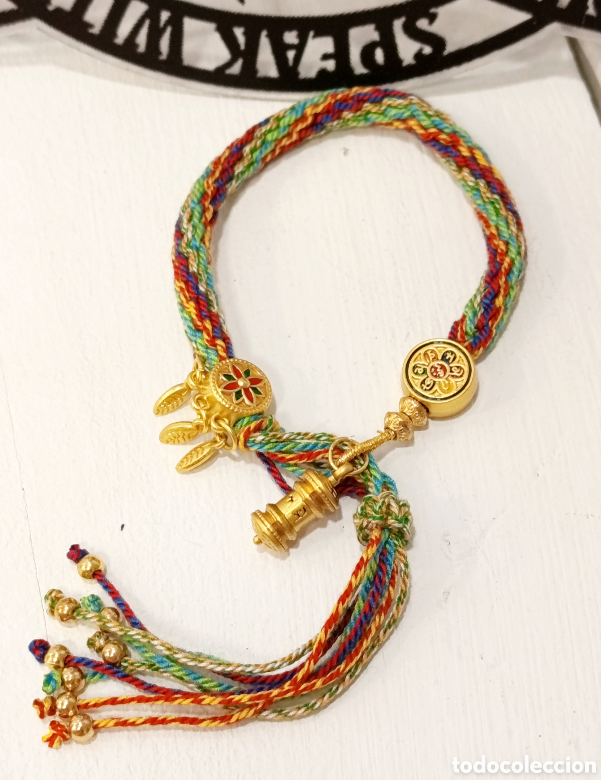 Joyeria: Pulsera de la fortuna y prosperidad preparada energ&eacute;ticamente con palo santo, nueva