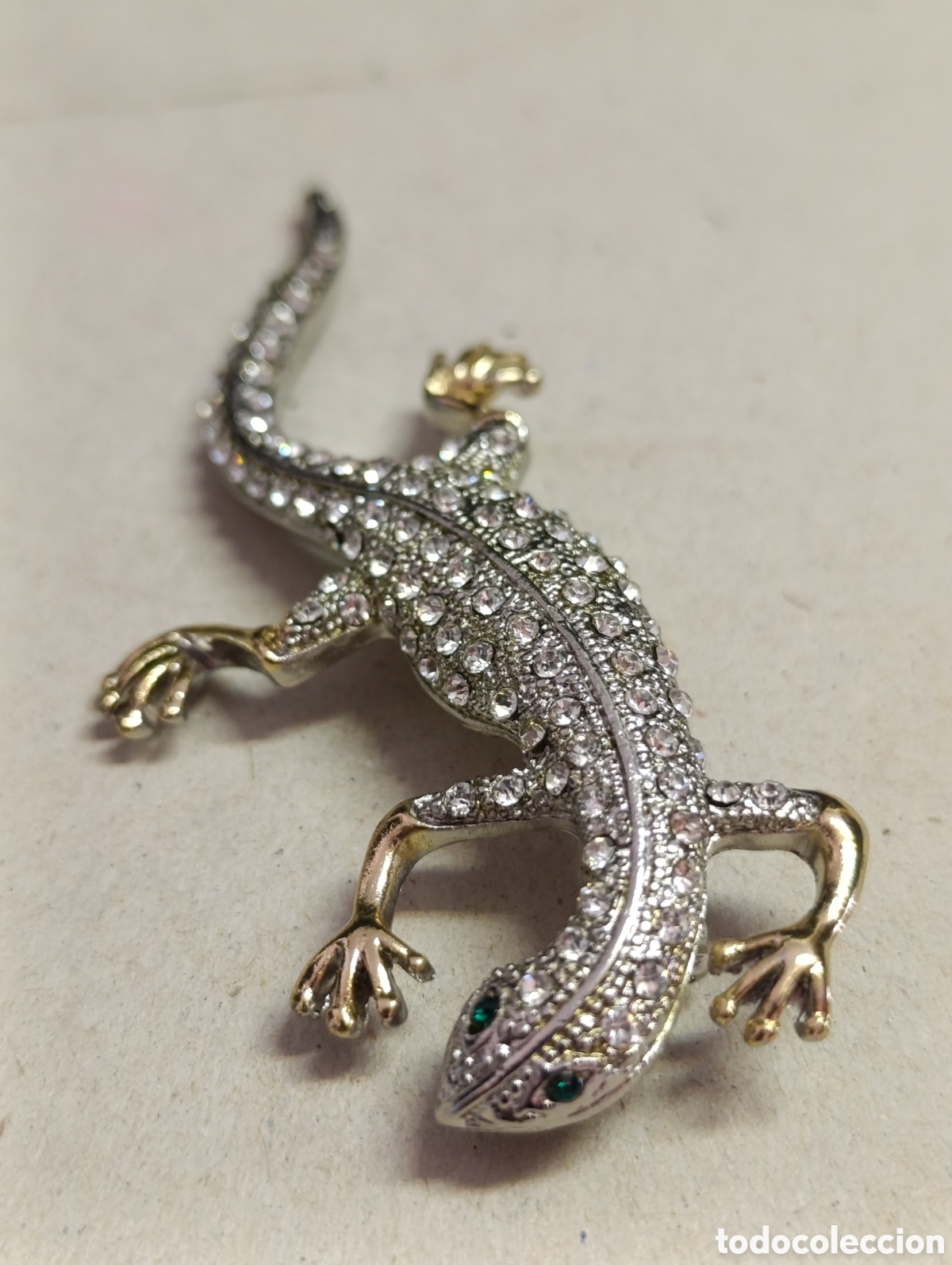 Joyeria: BROCHE DE BISUTERIA REPRESENTADO SALAMANDRA. - Foto 7