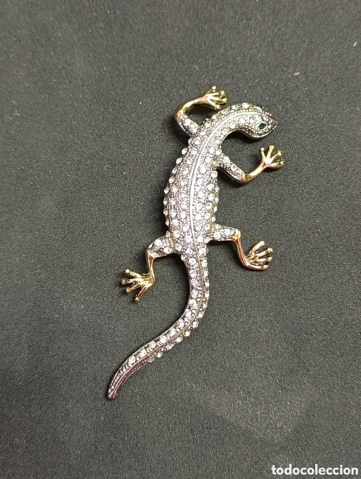 Joyeria: BROCHE DE BISUTERIA REPRESENTADO SALAMANDRA.