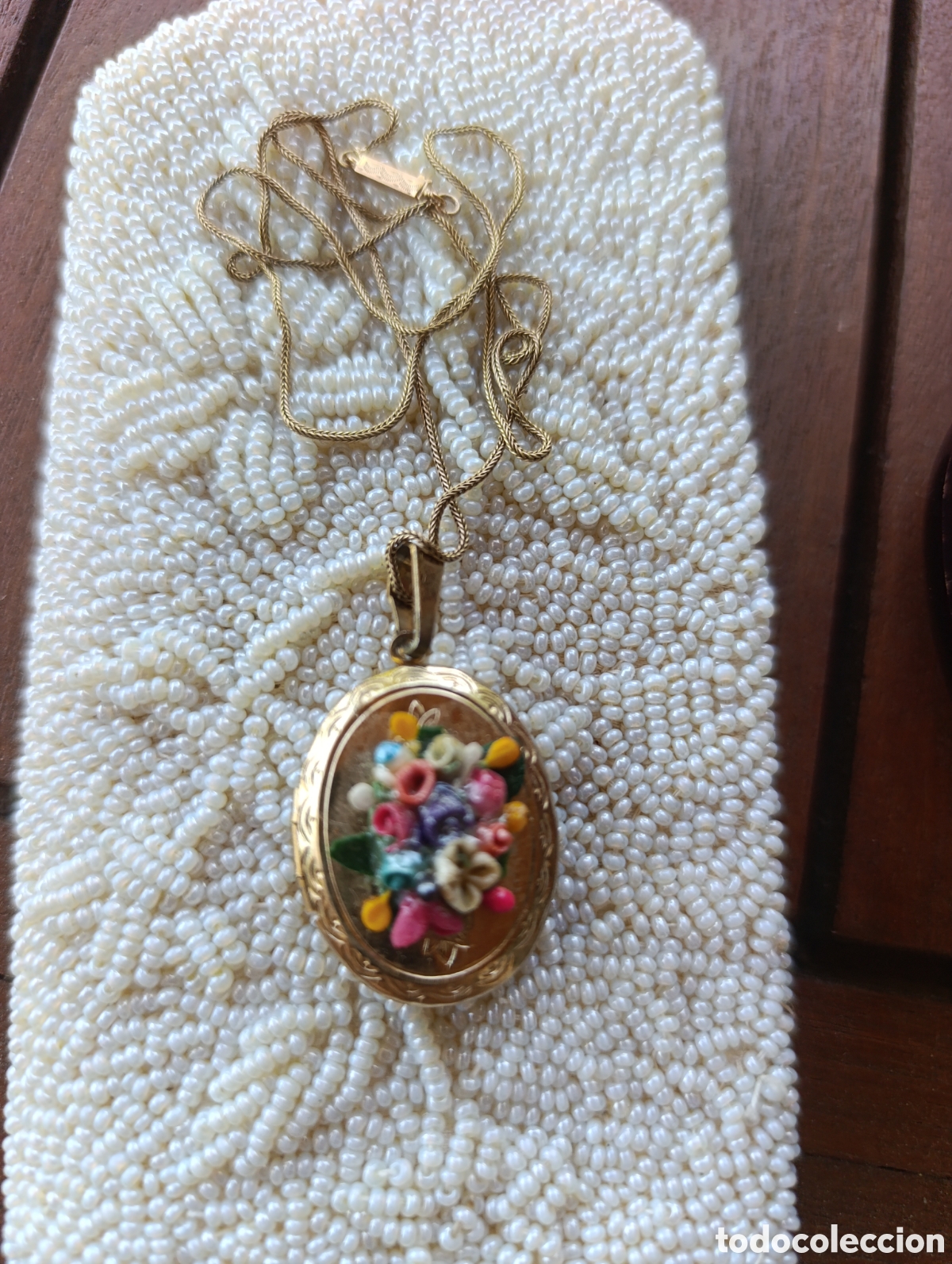 Joyeria: Colgante guardapelo dorado - Foto 1