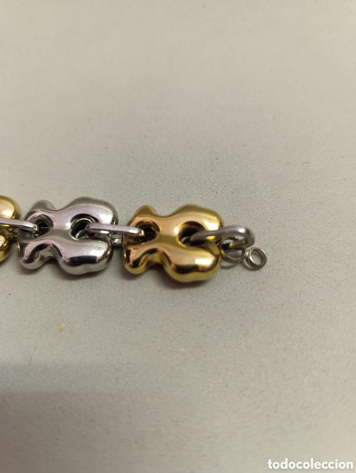 Joyeria: PULSERA DE METAL DORADO DE TOUS? - Foto 2
