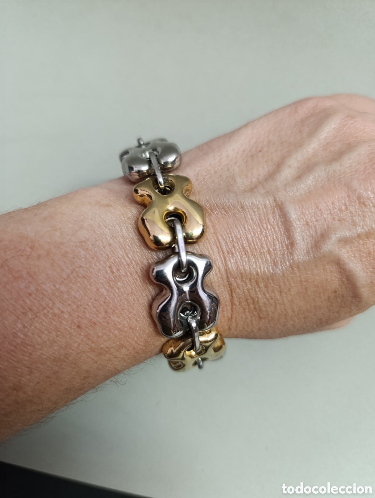 Joyeria: PULSERA DE METAL DORADO DE TOUS? - Foto 4