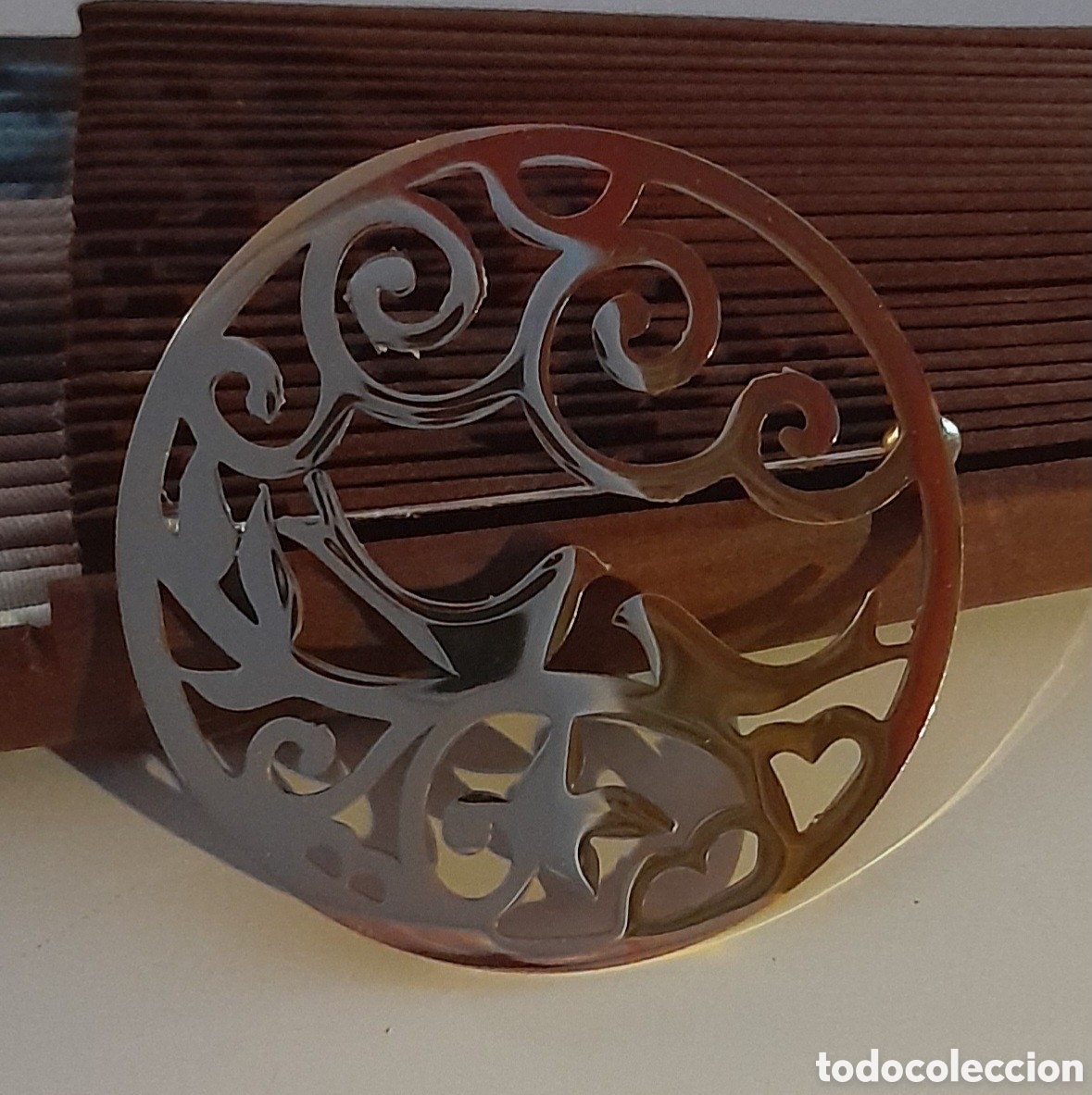 Joyeria: Broche chapado con pajaros - Foto 2