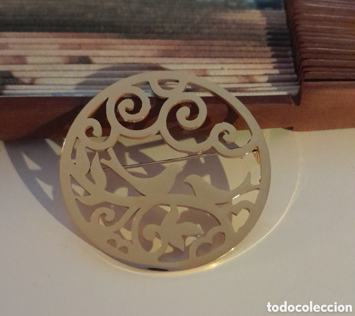 Joyeria: Broche chapado con pajaros - Foto 9