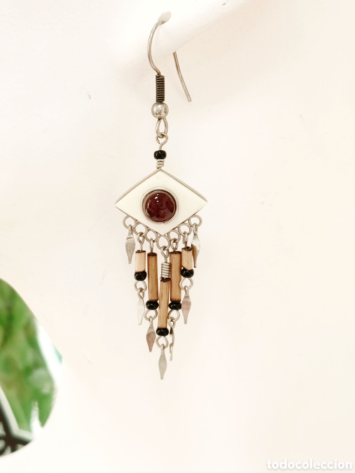 Joyeria: Pendientes bohemios artesanales mexicanos, a&ntilde;o 2000, nuevos