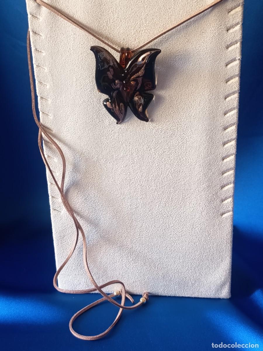 Joyeria: COLGANTE EN FORMA DE MARIPOSA EN CRISTAL DE MURANO