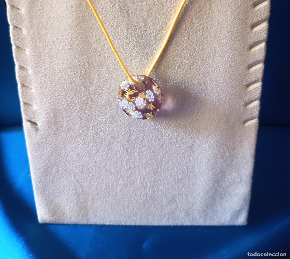 Joyeria: PEQUE&Ntilde;O DIJE EN CRISTAL DE MURANO CON MURRINA Y PAN DE ORO