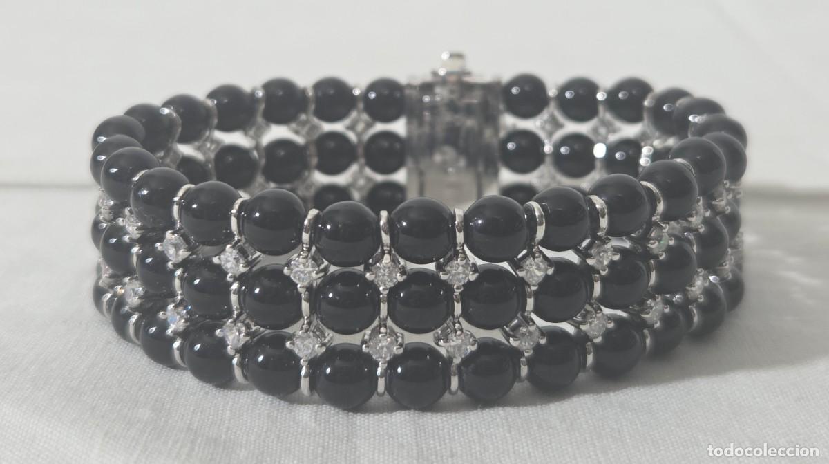 Joyeria: Pareja de pulseras en metal plateado - Foto 3