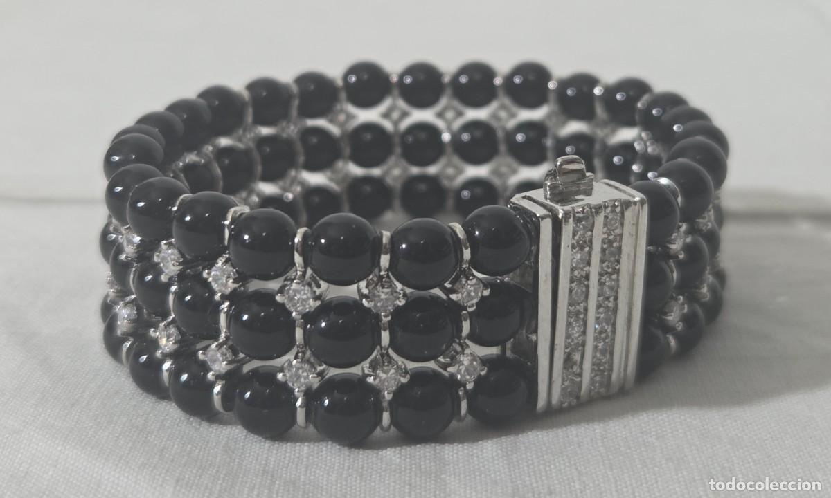 Joyeria: Pareja de pulseras en metal plateado - Foto 5