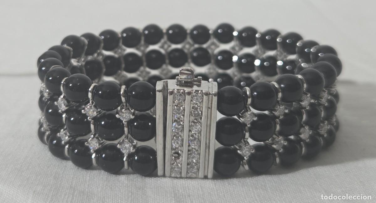 Joyeria: Pareja de pulseras en metal plateado - Foto 6