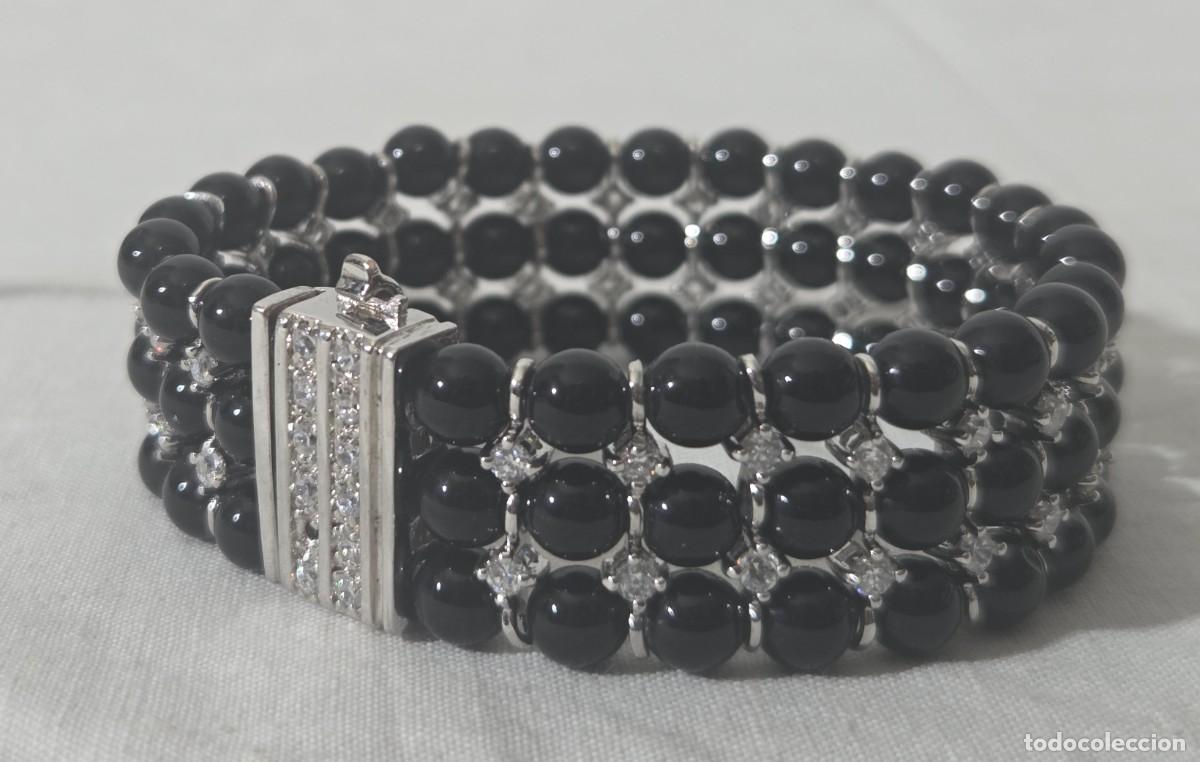 Joyeria: Pareja de pulseras en metal plateado - Foto 7