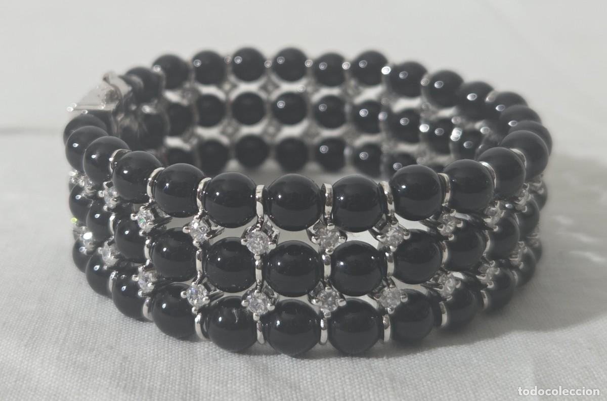 Joyeria: Pareja de pulseras en metal plateado - Foto 8
