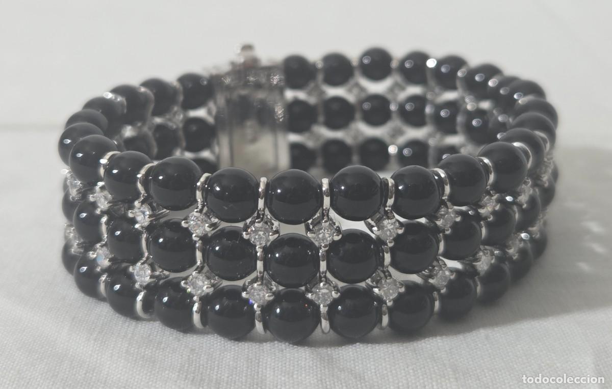 Joyeria: Pareja de pulseras en metal plateado - Foto 9