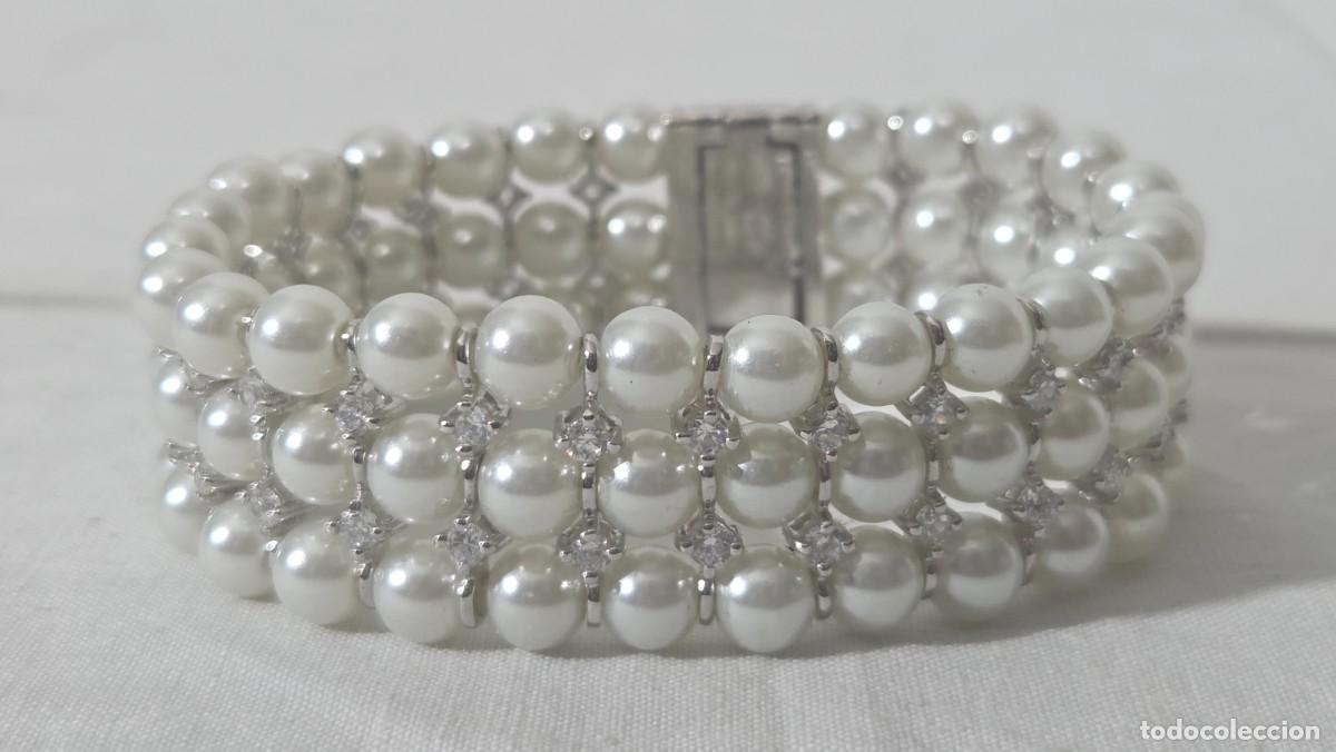 Joyeria: Pareja de pulseras en metal plateado - Foto 10
