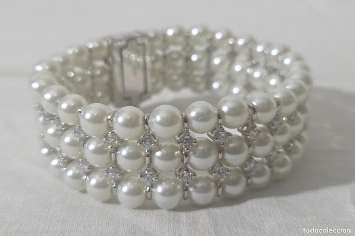 Joyeria: Pareja de pulseras en metal plateado - Foto 16