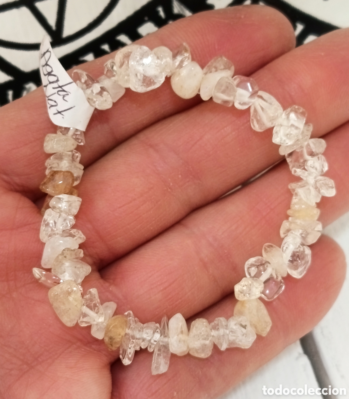 Joyeria: Pulsera de protecci&oacute;n de &Aacute;gata natural preparada energ&eacute;ticamente con palo santo, nueva