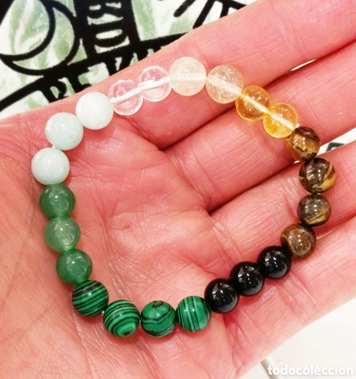 Joyeria: Pulsera de protecci&oacute;n, abundancia y prosperidad preparada energ&eacute;ticamente con palo santo