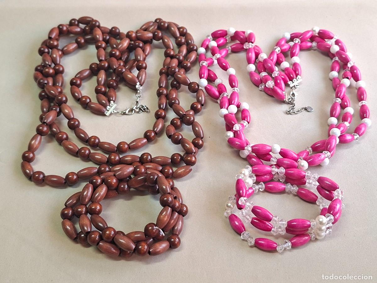 Joyeria: 2 CONJUNTOS DE JOYER&Iacute;A - MEZCLA DE CHOCOLATE Y FRUTOS ROJOS