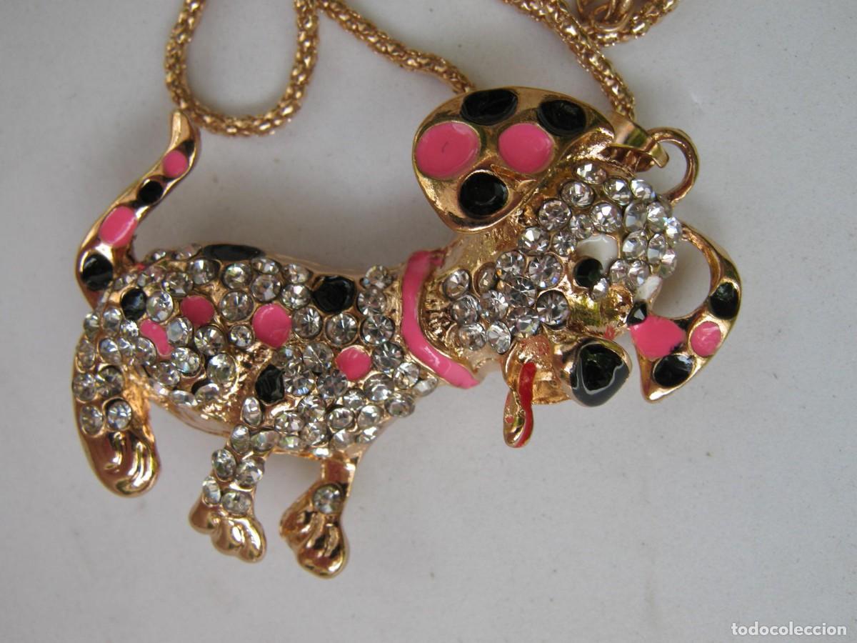 Joyeria: Betsey Johnson Cadena colgante Collar Perro multicolor