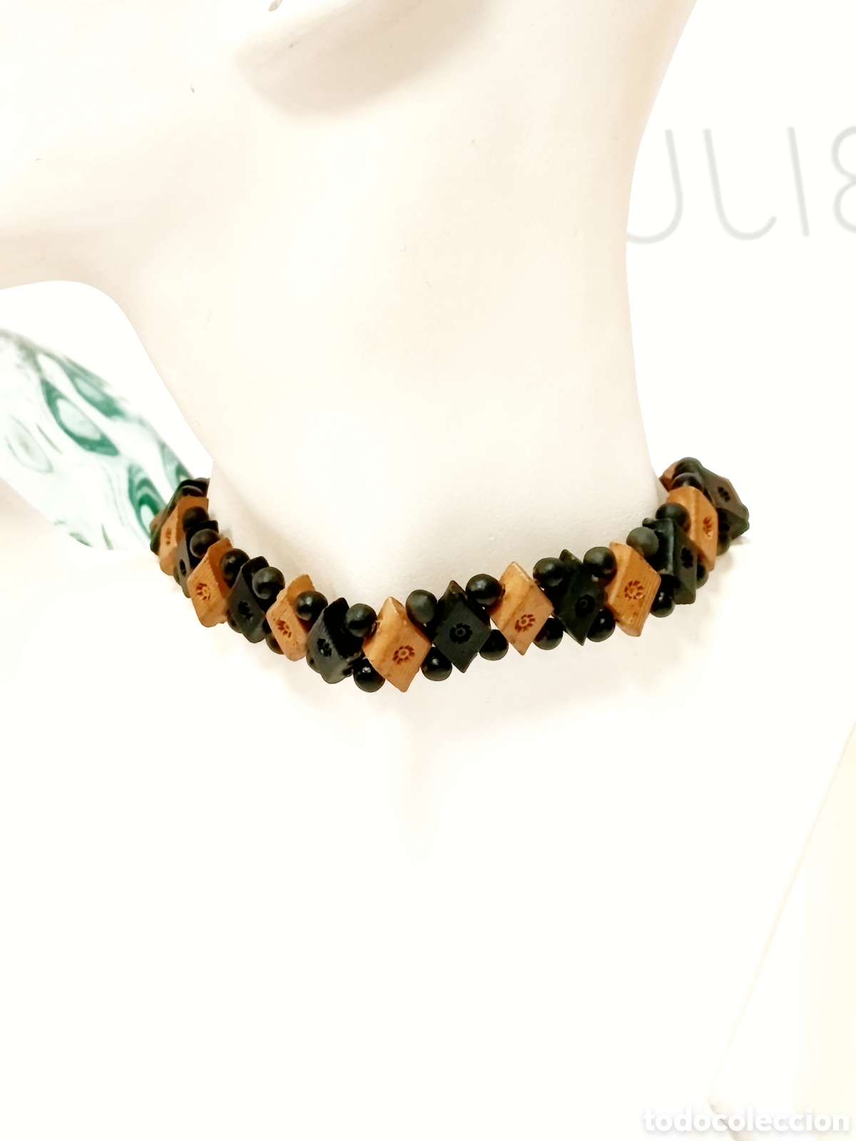 Joyeria: Gargantilla bohemia artesanal mexicana, a&ntilde;os 80's, nueva